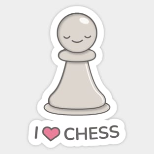 Cute pawn Sticker